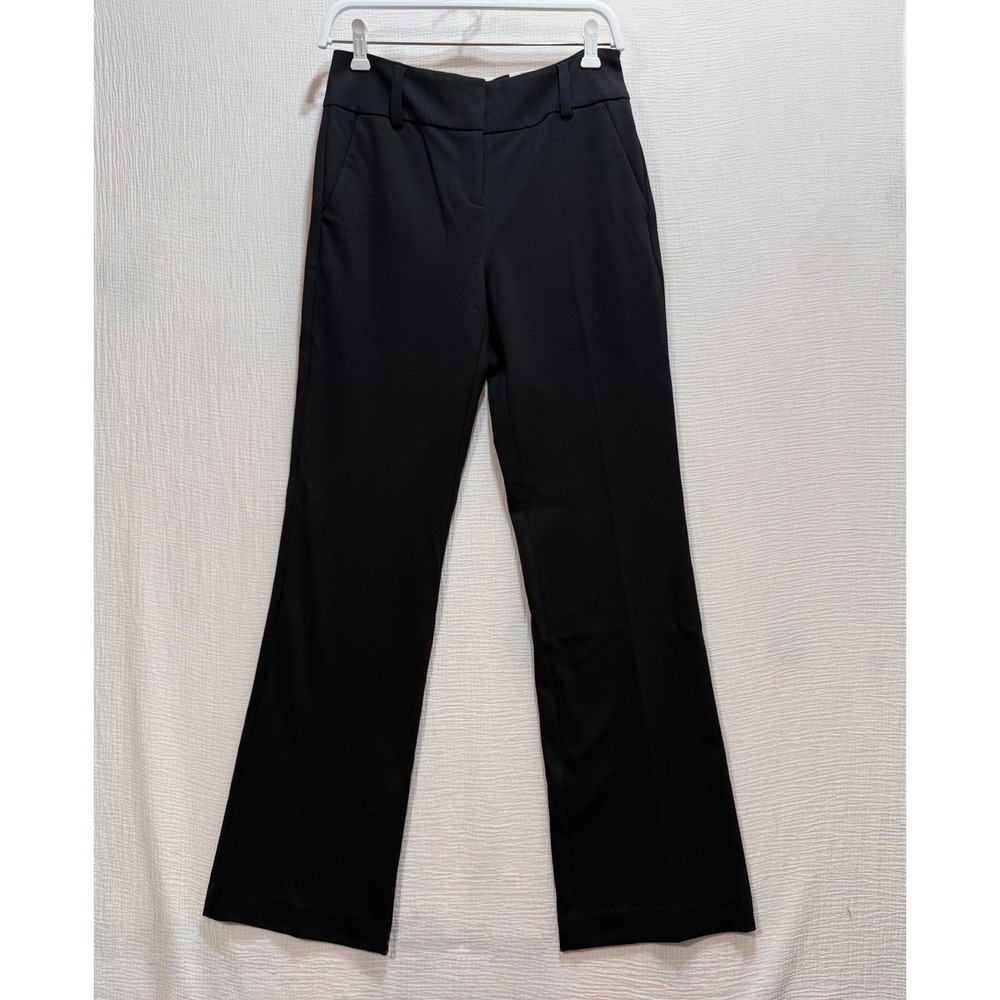 Alfani Trouser Pants Womens 2 Black Tummy Control Dress Slacks Office Career